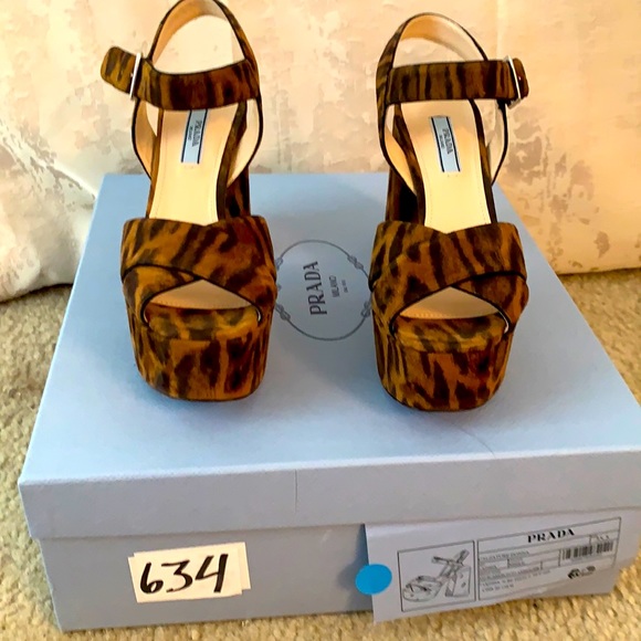 Prada Animal Print Platforms - Picture 2 of 4